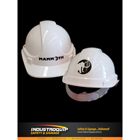 Custom Printed Hard Hats Branded With Your Logo In Perth