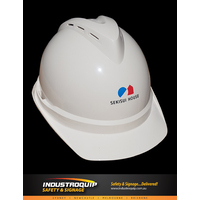 Custom Printed Hard Hat Branded With Your Logo, Mackay