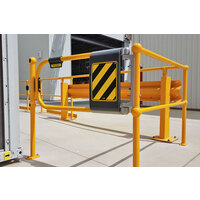 Should pedestrian safety gates swing inwards or outwards?