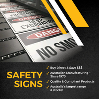 Yellow Hazard Warning Signs Symbols for Workplace Safety