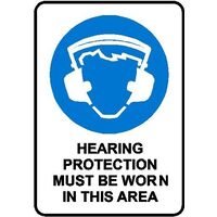 Mandatory Hearing Signs - Hearing Protection Must Be Worn in this area 