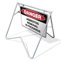 What safety signs do I need for asbestos removal?