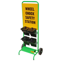 Customised Wheel Chock Safety Station